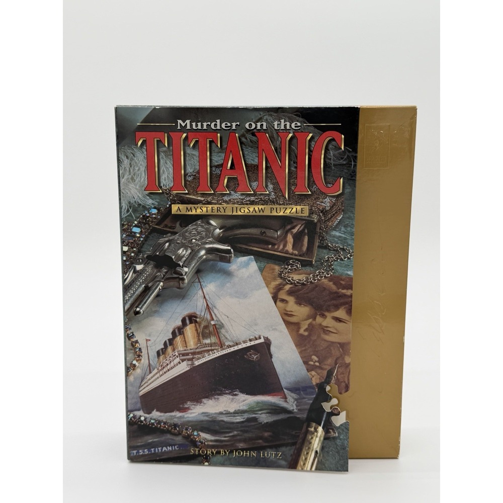 Bepuzzled Murder On The Titanic Mystery Jigsaw Puzzle VTG 1000 Piece New